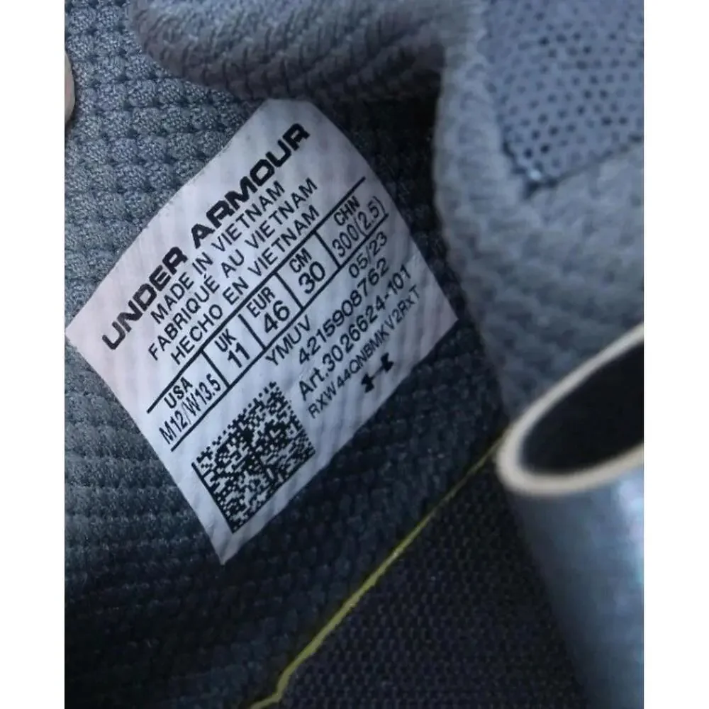 under armour curry flow 10 sneakers gray mens 12 unisex